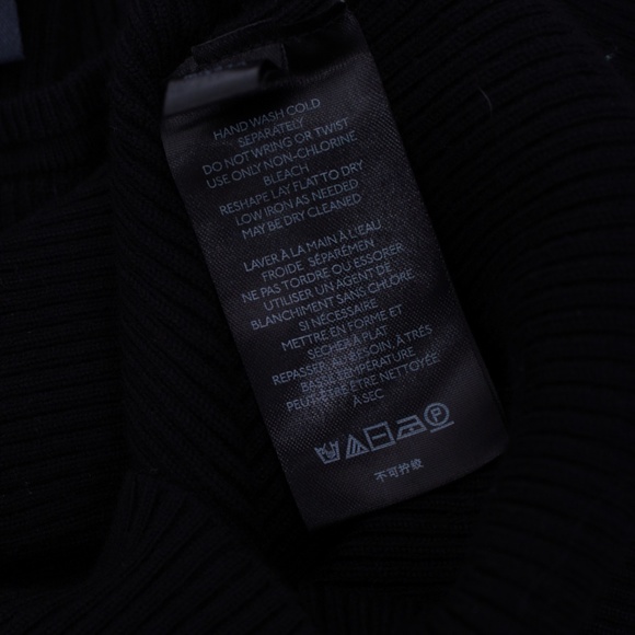 Anthropoligie Maeve Josepha Ribbed Black Crew Neck Stretchy Closet Must Have  XS - Picture 8 of 8